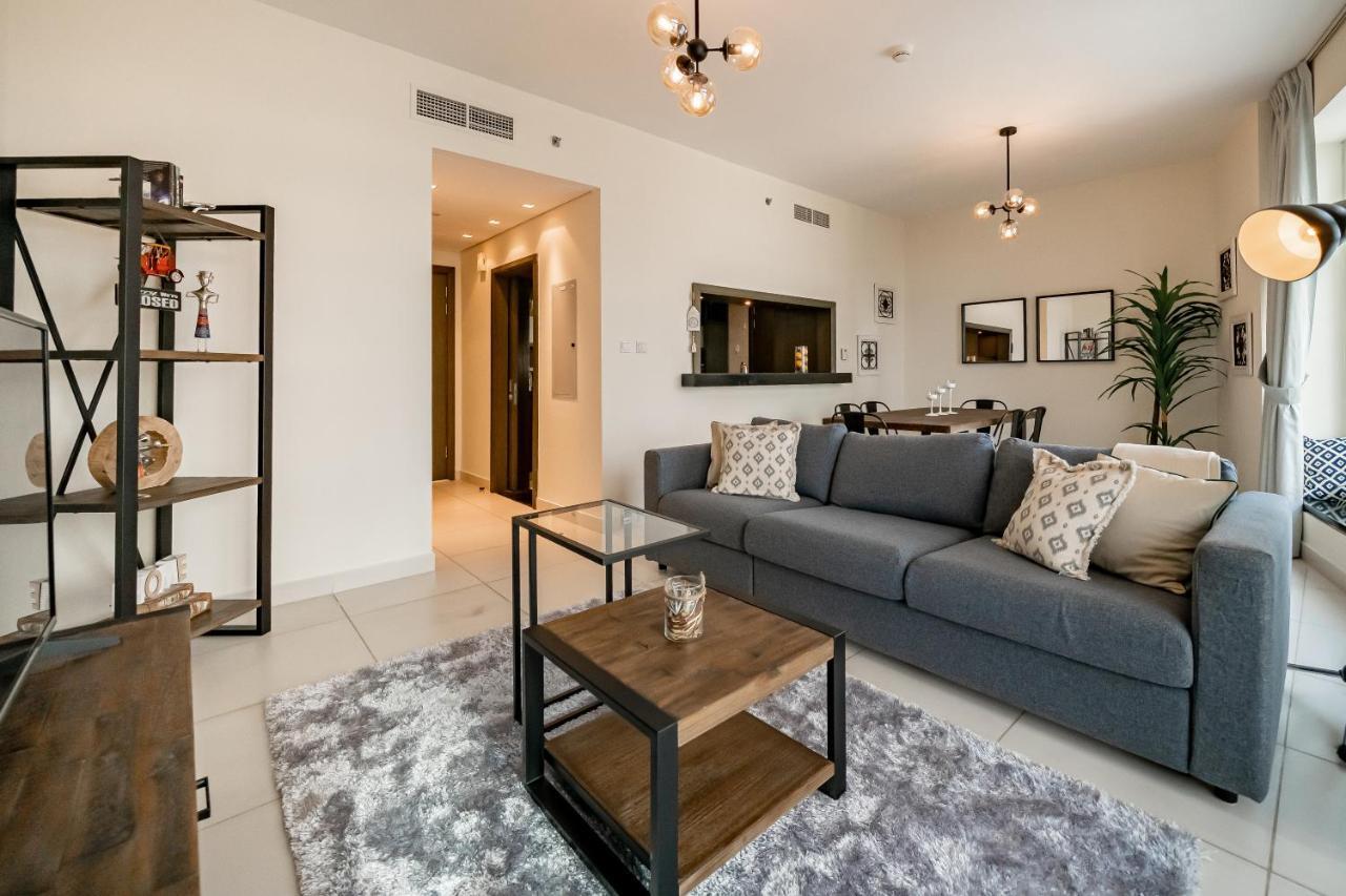 Ferienwohnung Higuests - Designer Apt With Panoramic View Near Burj Khalifa Dubai Exterior foto