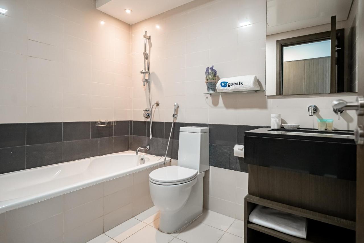 Ferienwohnung Higuests - Designer Apt With Panoramic View Near Burj Khalifa Dubai Exterior foto