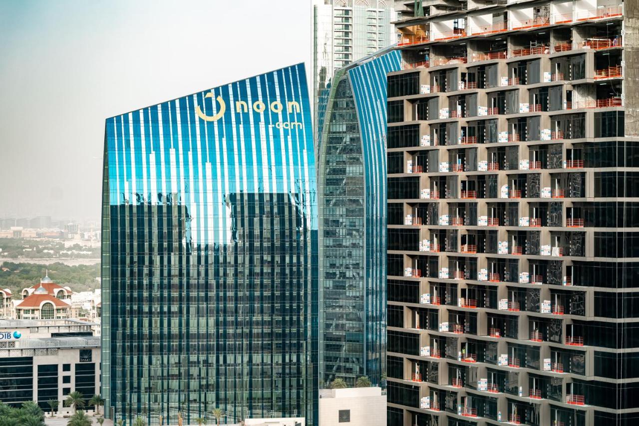 Ferienwohnung Higuests - Designer Apt With Panoramic View Near Burj Khalifa Dubai Exterior foto